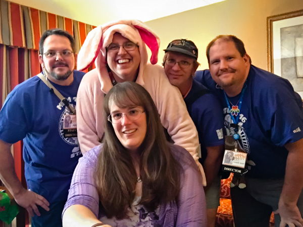 The co-directors of Mephit Fur Meet